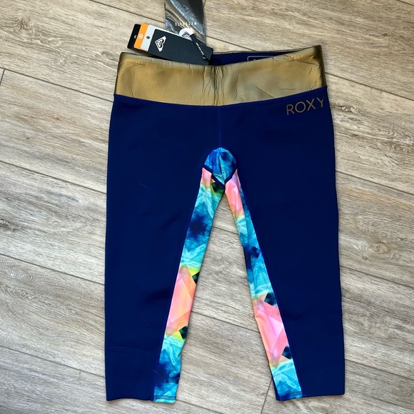 Roxy Swim Roxy Pop Surf Wetsuit Capri Pants Size 2 Nwt Poshmark